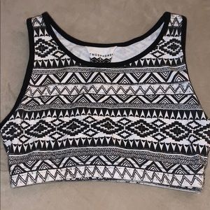 Printed Crop Top
